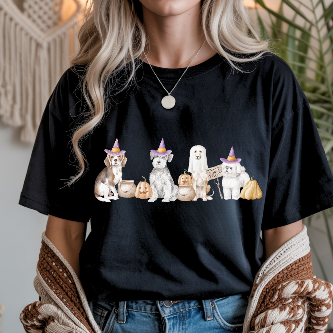 Halloween Party Dogs Unisex T-Shirt