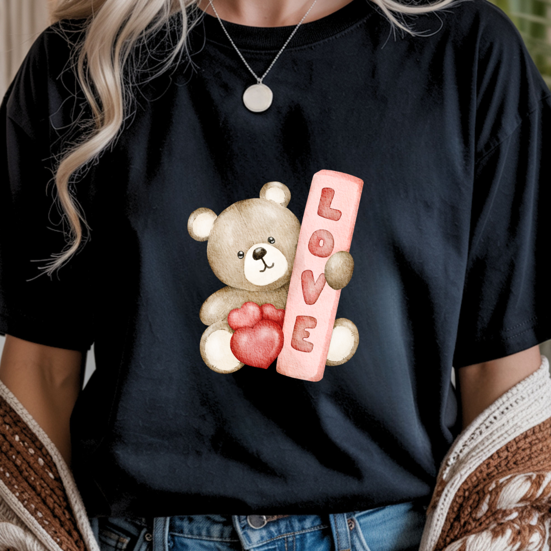 Valentine Bear - Valentines Day Unisex T-Shirt