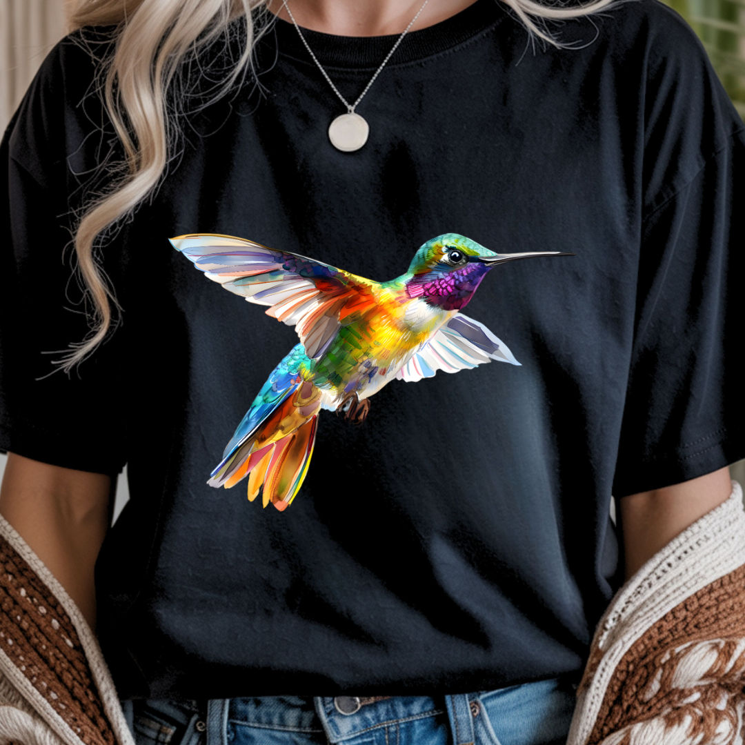Neon Hummingbird - Spring Unisex T-Shirt