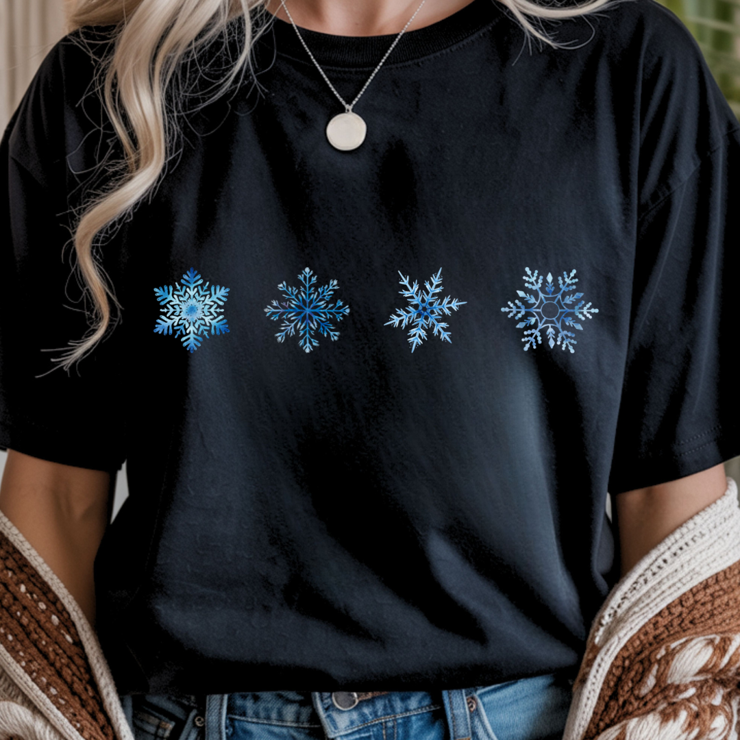 Snowflakes - Winter Unisex T-Shirt
