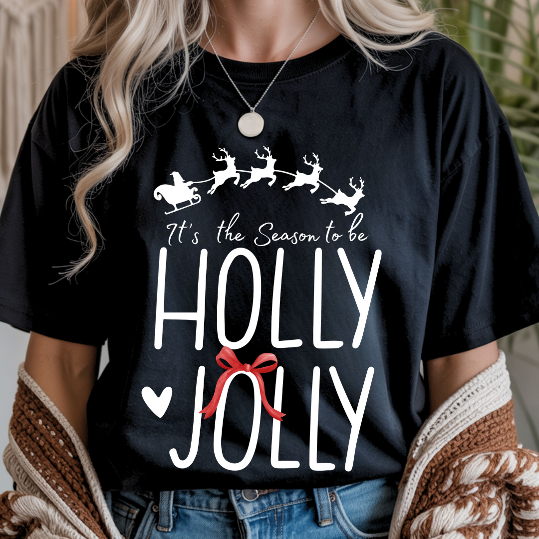 It's the Season to Be Holly Jolly - Winter Unisex T-Shirt