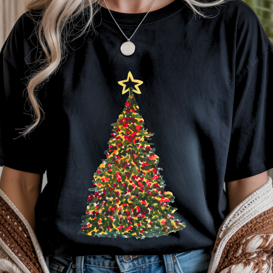 Shiny Christmas Tree - Christmas Unisex T-Shirt