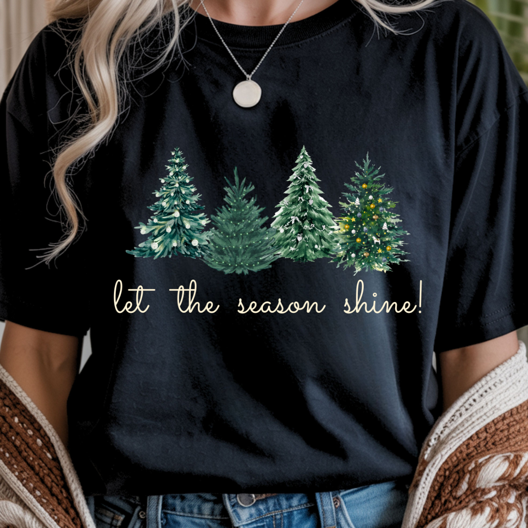 Let the Season Shine! - Christmas Unisex T-Shirt