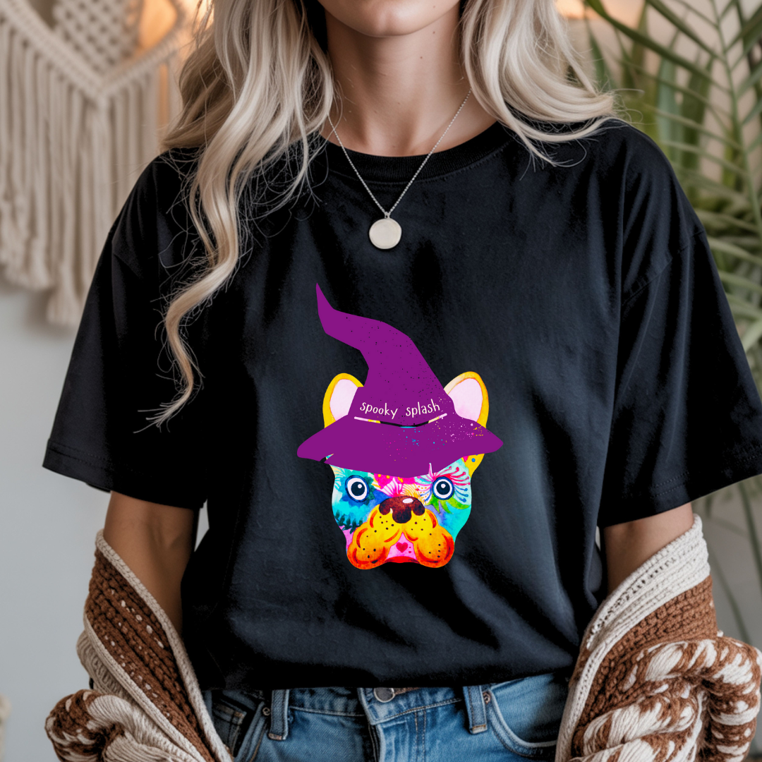 Spooky Splash - Halloween Dog Unisex T-Shirt