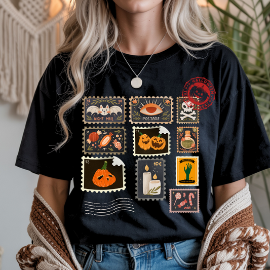 Halloween Stamps 2 Unisex T-Shirt