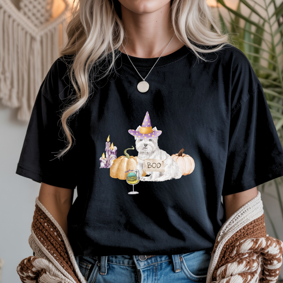 Halloween Party Dog Unisex T-Shirt