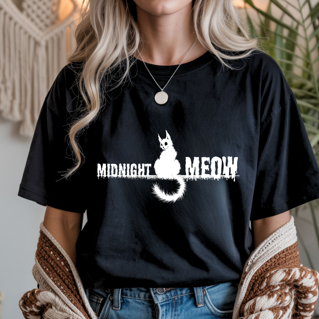Midnight Meow Unisex T-Shirt