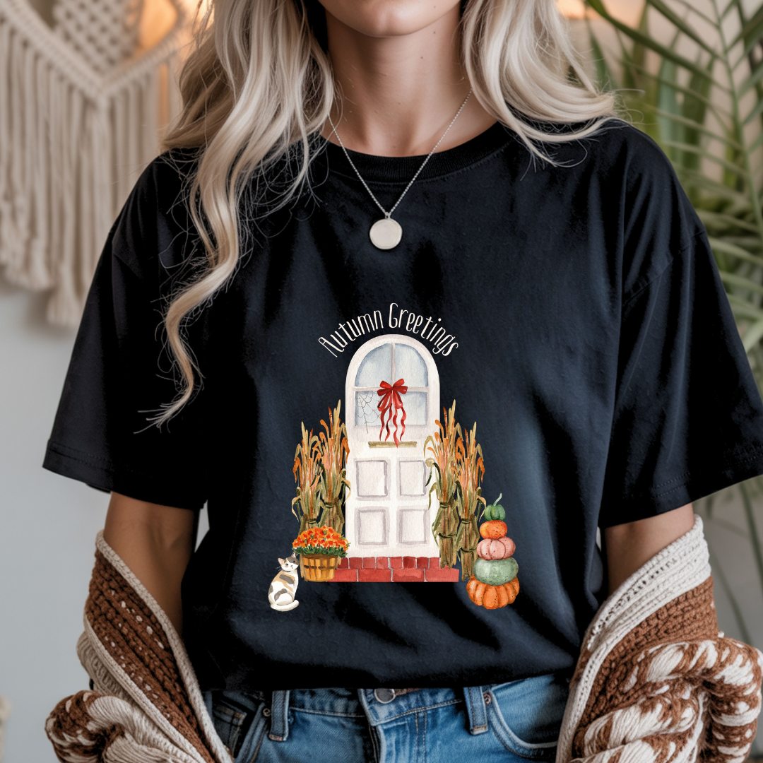 Autumn Greetings - Fall Unisex T-Shirt