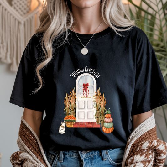 Autumn Greetings - Fall Unisex T-Shirt