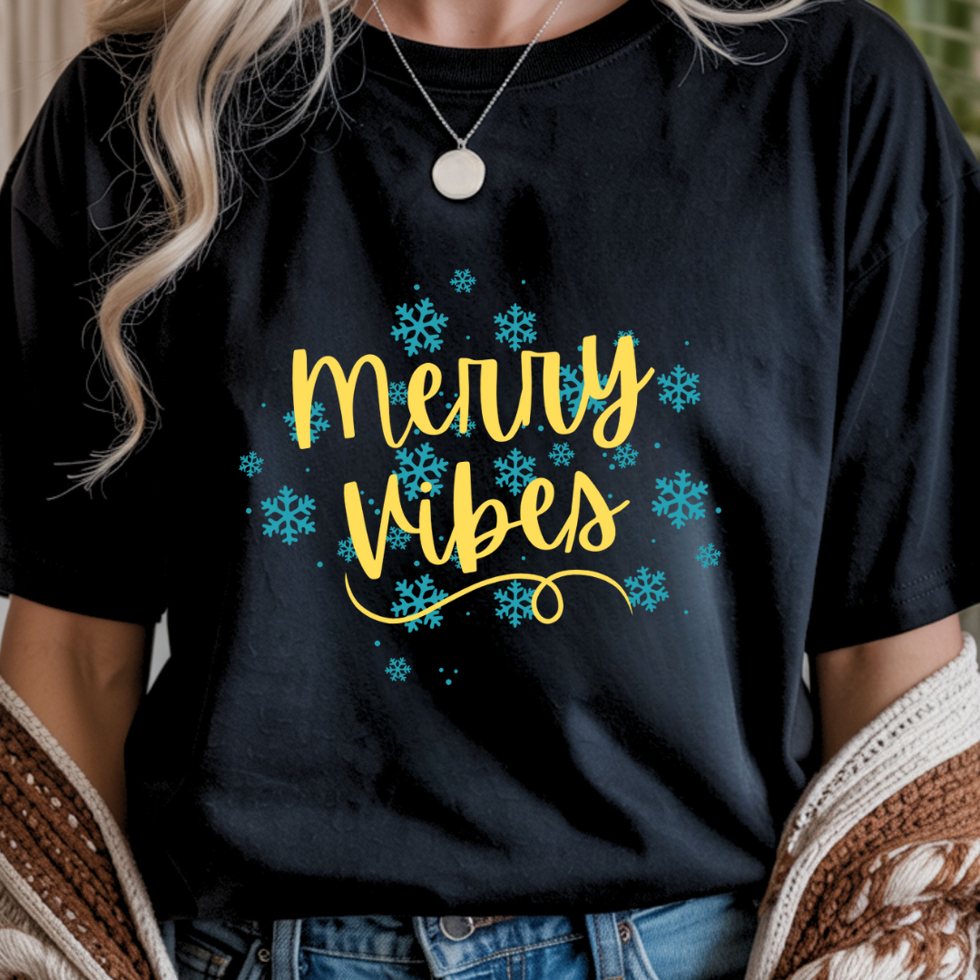 Merry Vibes - Christmas Unisex T-Shirt