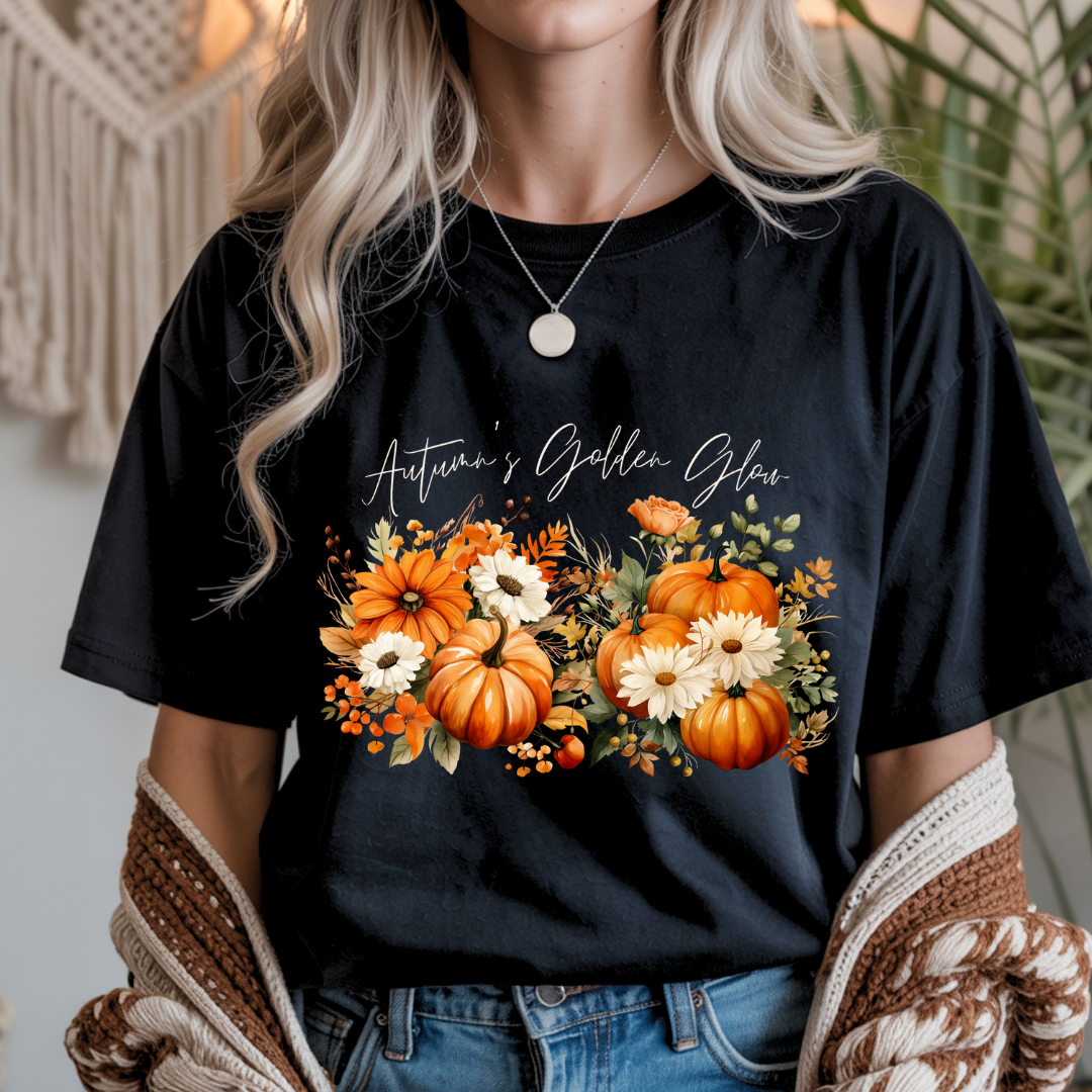 Autumn's Golden Glow - Fall Unisex T-Shirt