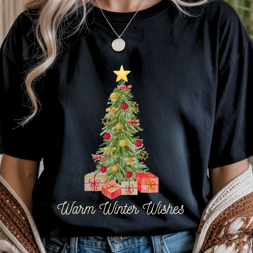 Warm Winter Wishes - Christmas Unisex T-Shirt