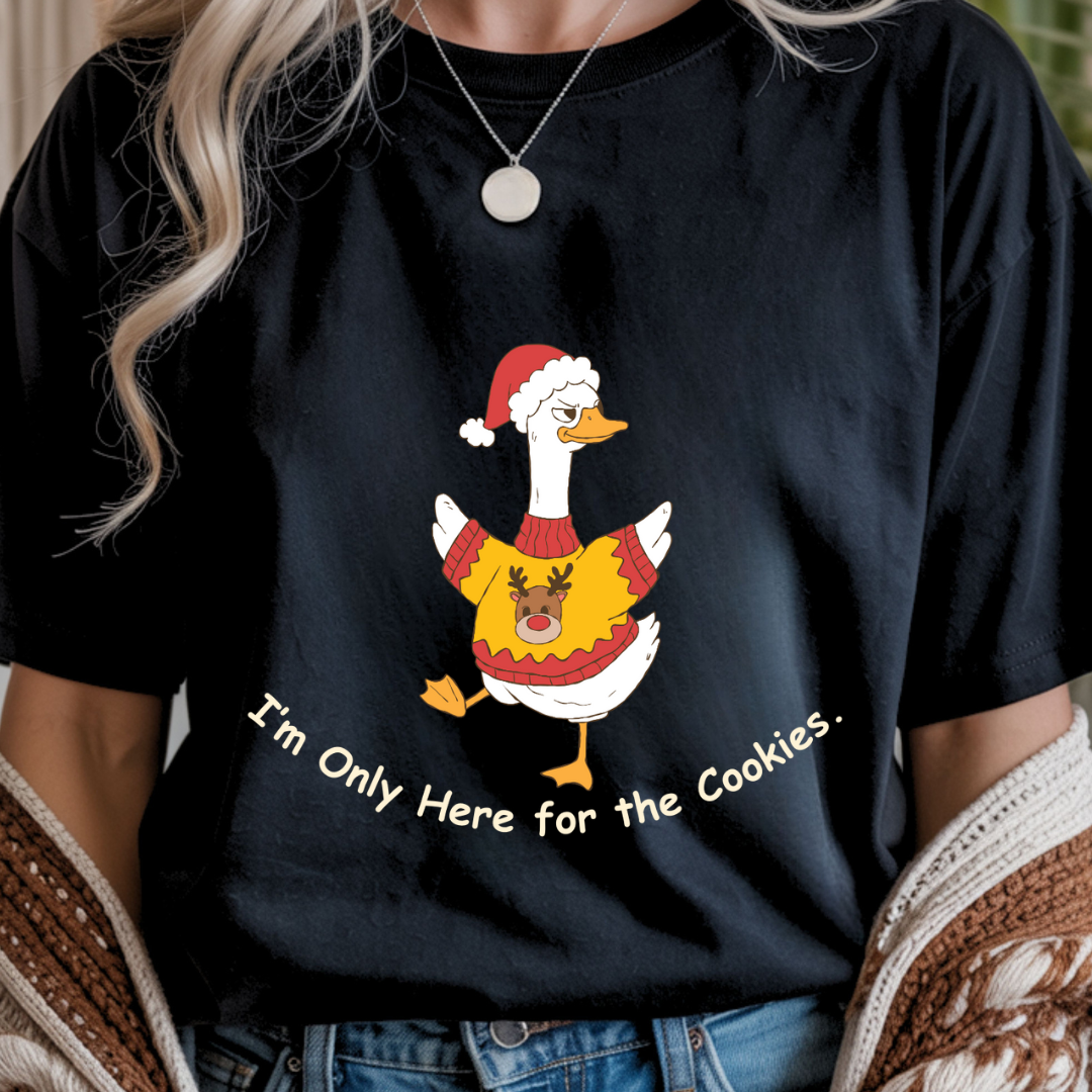 I’m Only Here for the Cookies - Christmas Unisex T-Shirt