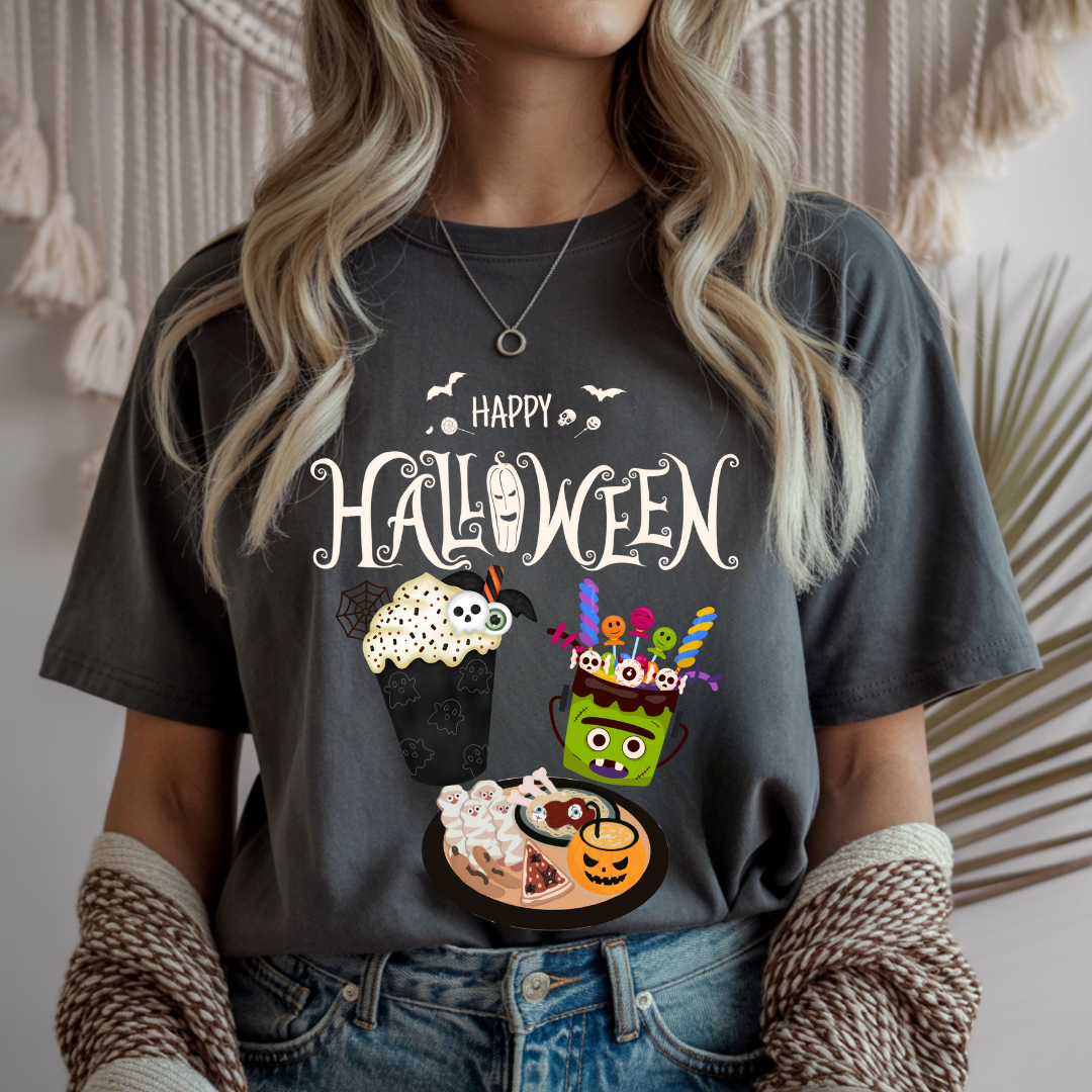 Happy Halloween Dinner - Halloween Unisex T-Shirt