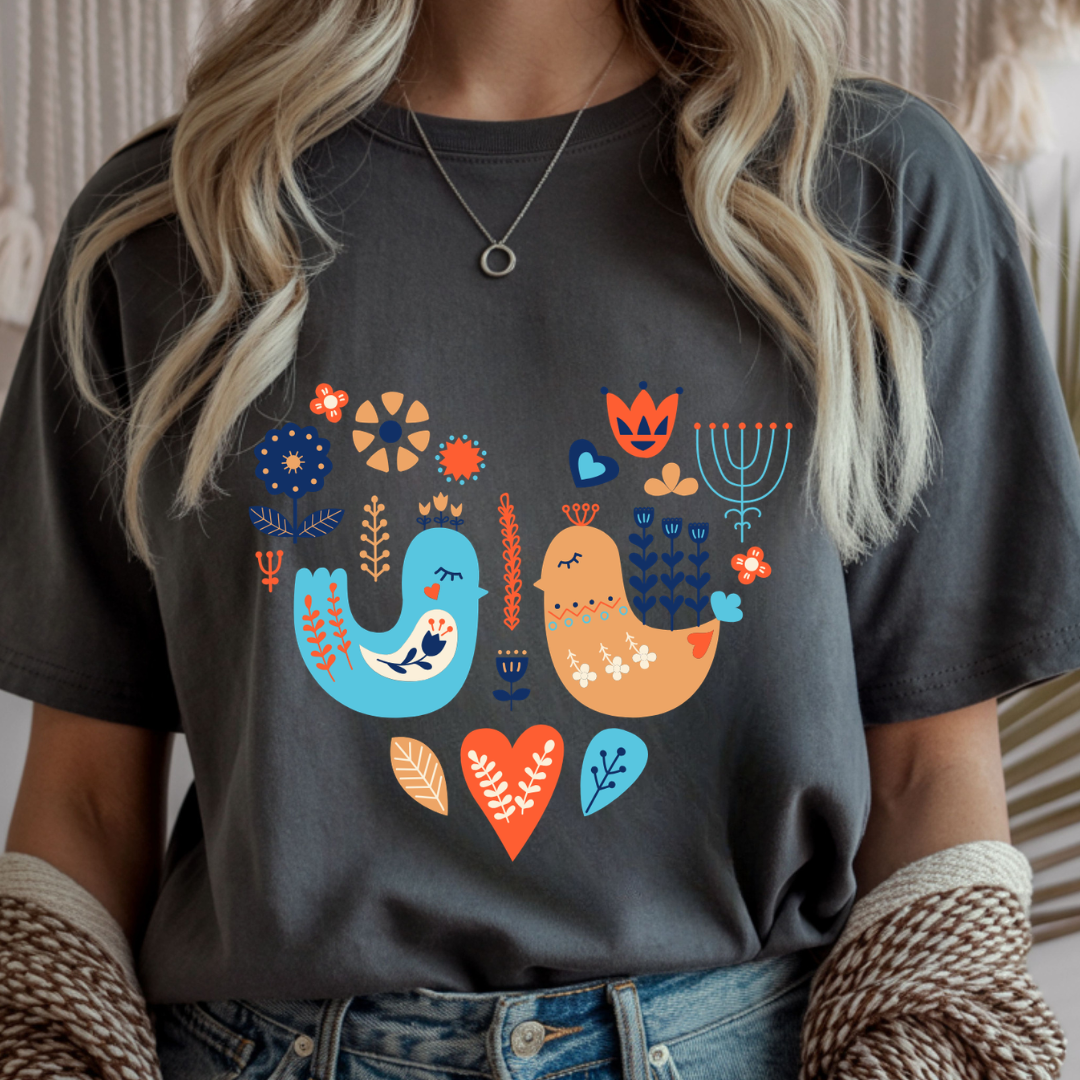 Scandinavian Folk Art - Spring Unisex T-Shirt
