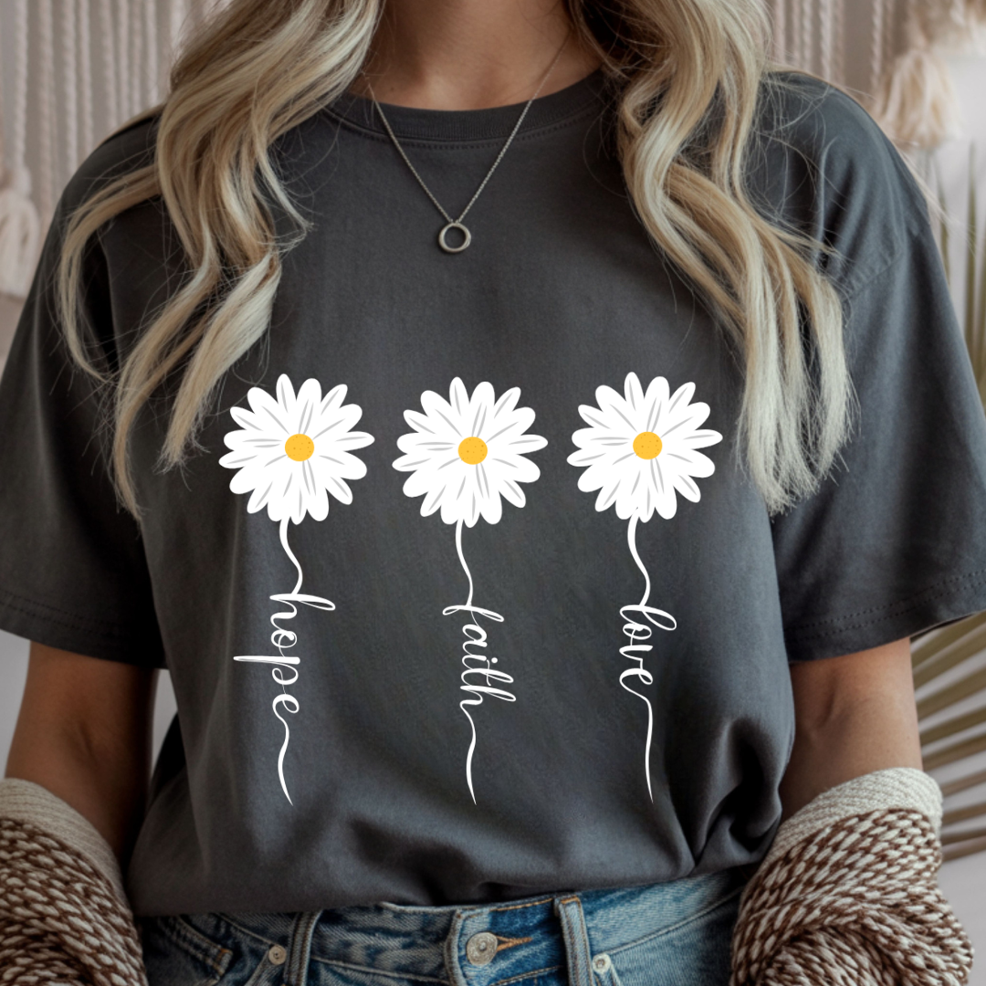 Love-Faith-Hope - Spring Unisex T-Shirt