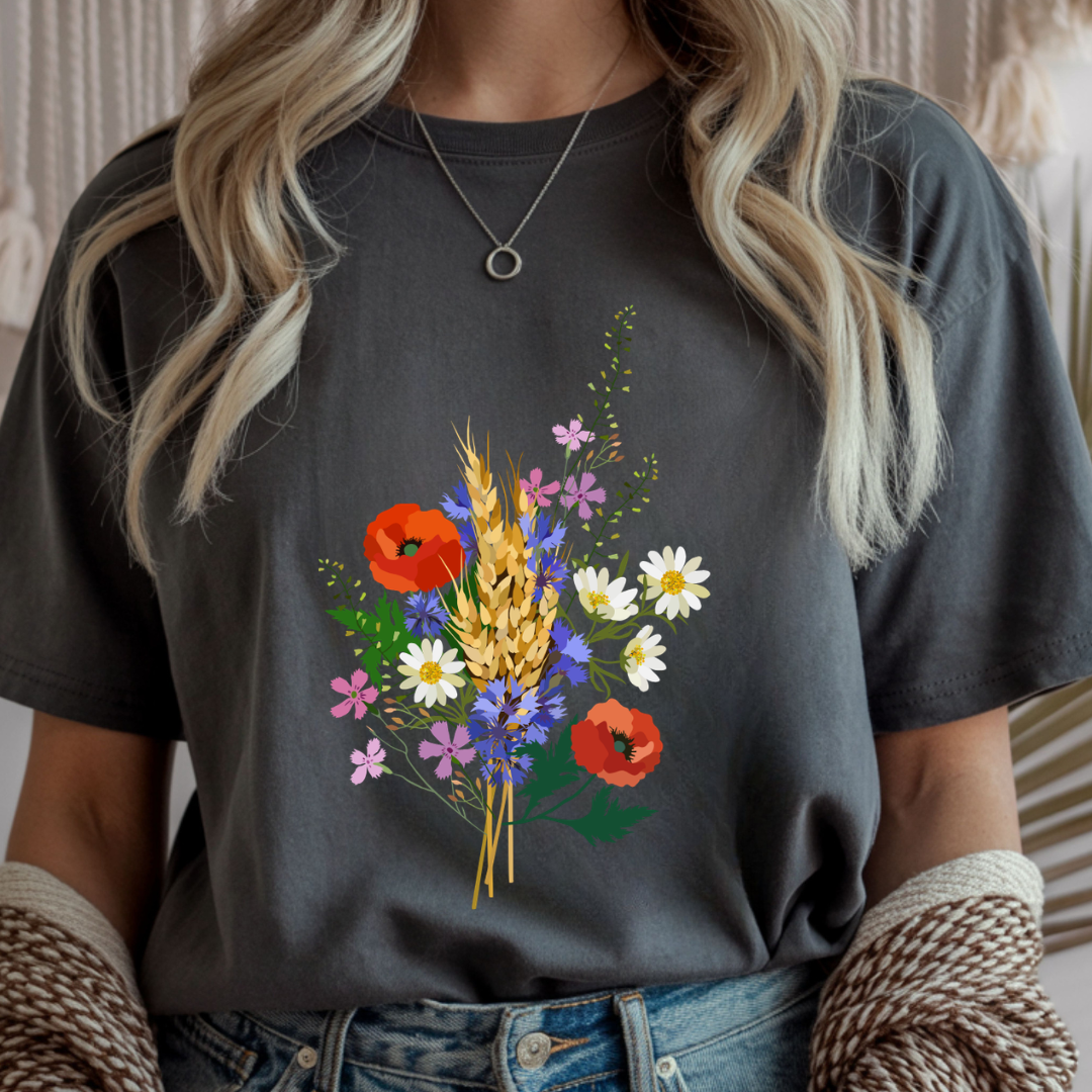 Wildflower Bouquet - Spring Unisex T-Shirt