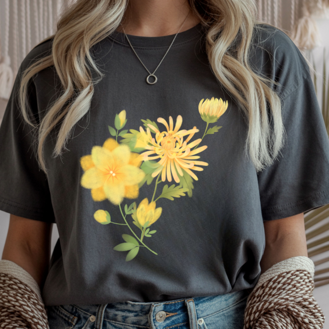 Yellow Wildflower - Spring Unisex T-Shirt