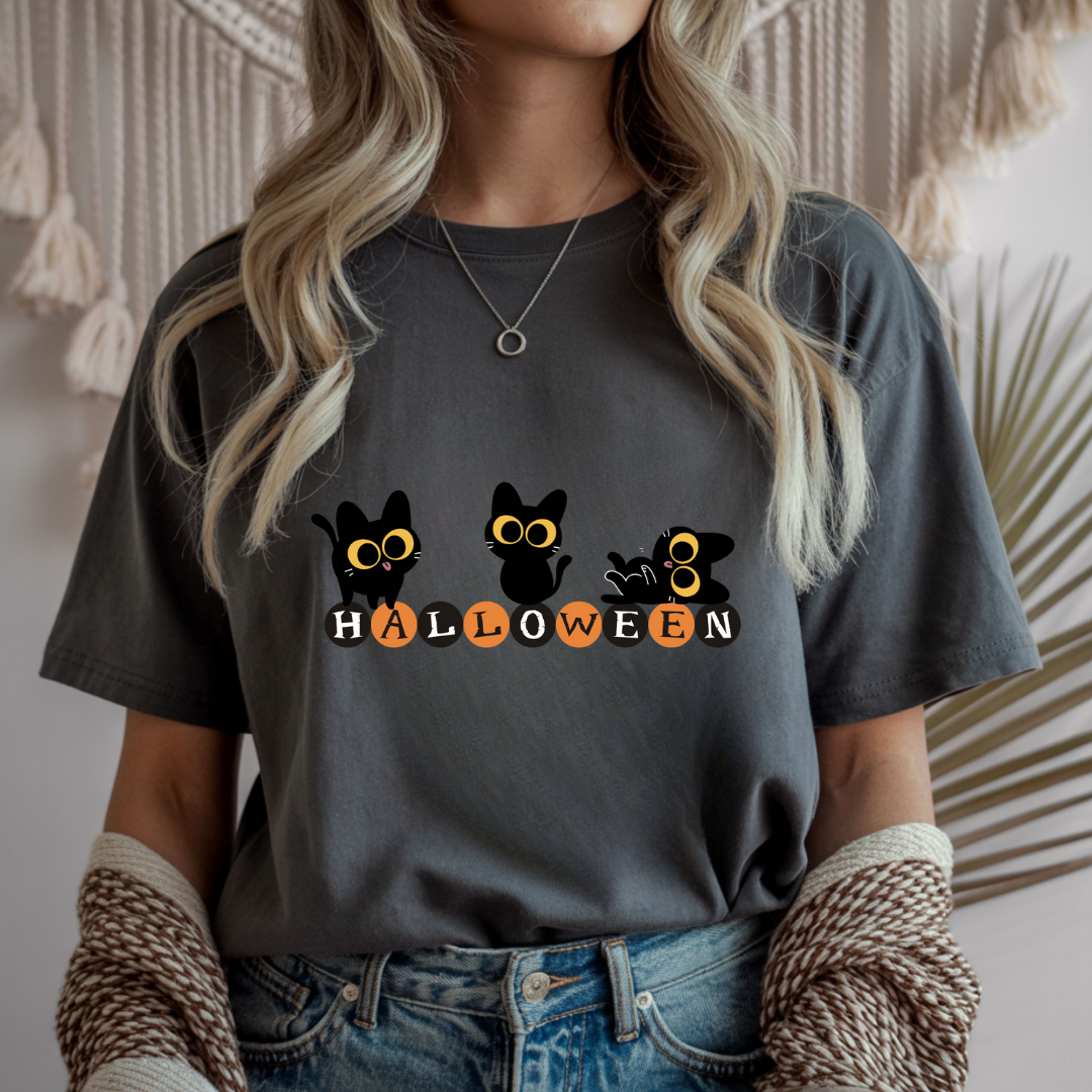 Halloween Cat Unisex T-Shirt