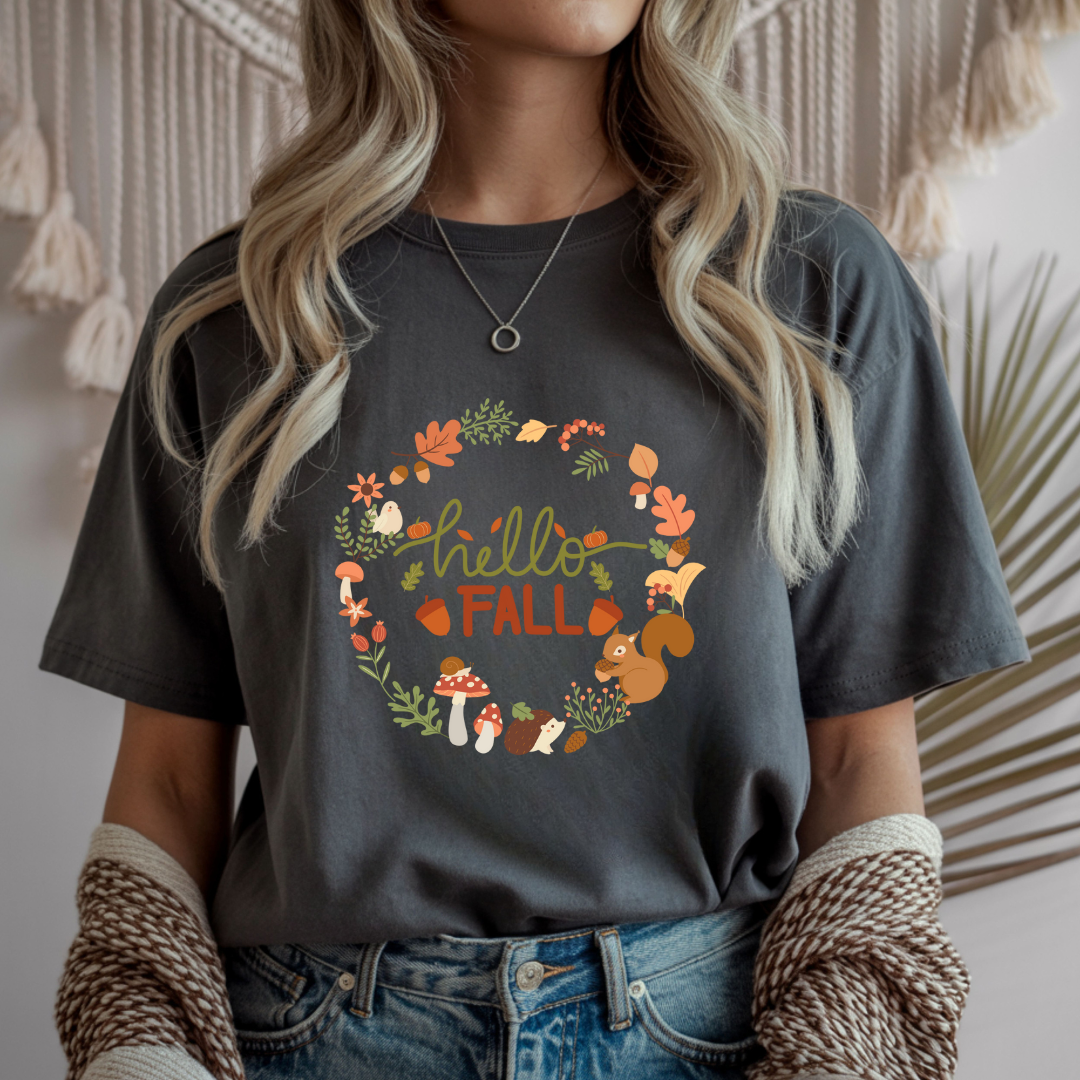 Hello Fall Unisex T-Shirt