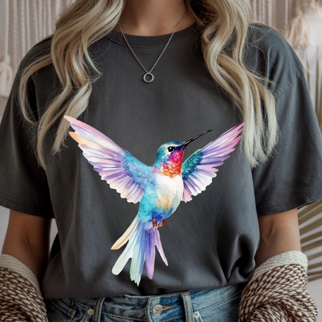 Pastel Hummingbird - Spring Unisex T-Shirt