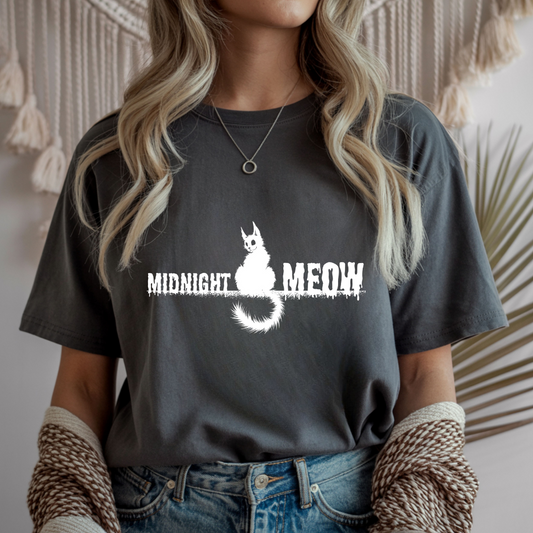 Midnight Meow Unisex T-Shirt