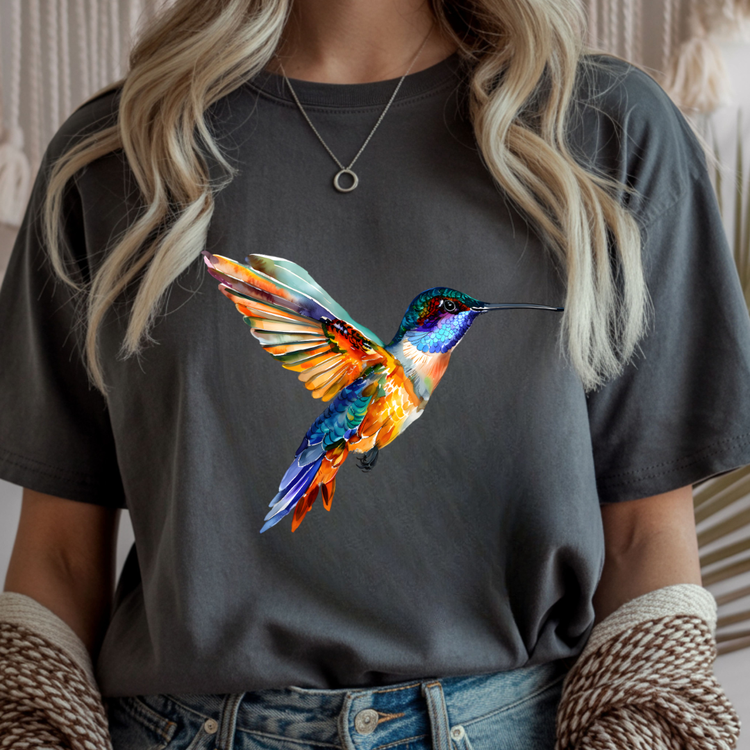 Vibrant Hummingbird - Spring Unisex T-Shirt