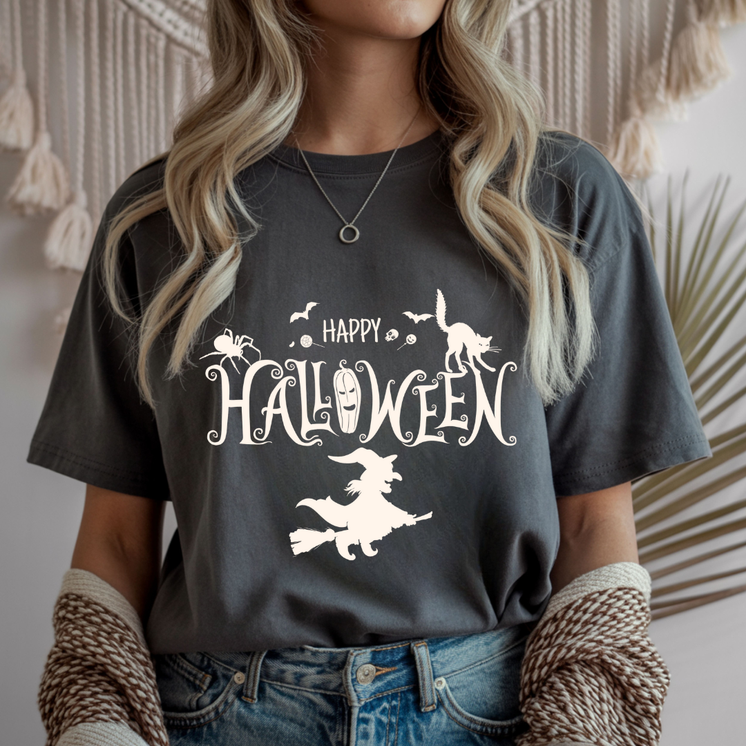 Happy Halloween Witch Unisex T-Shirt