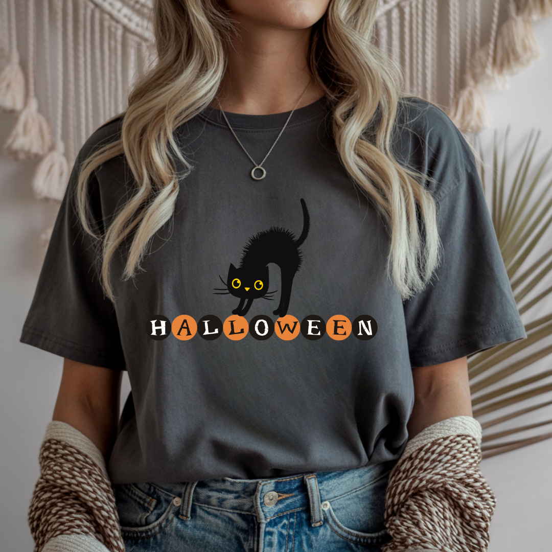 Halloween Cat Unisex T-Shirt