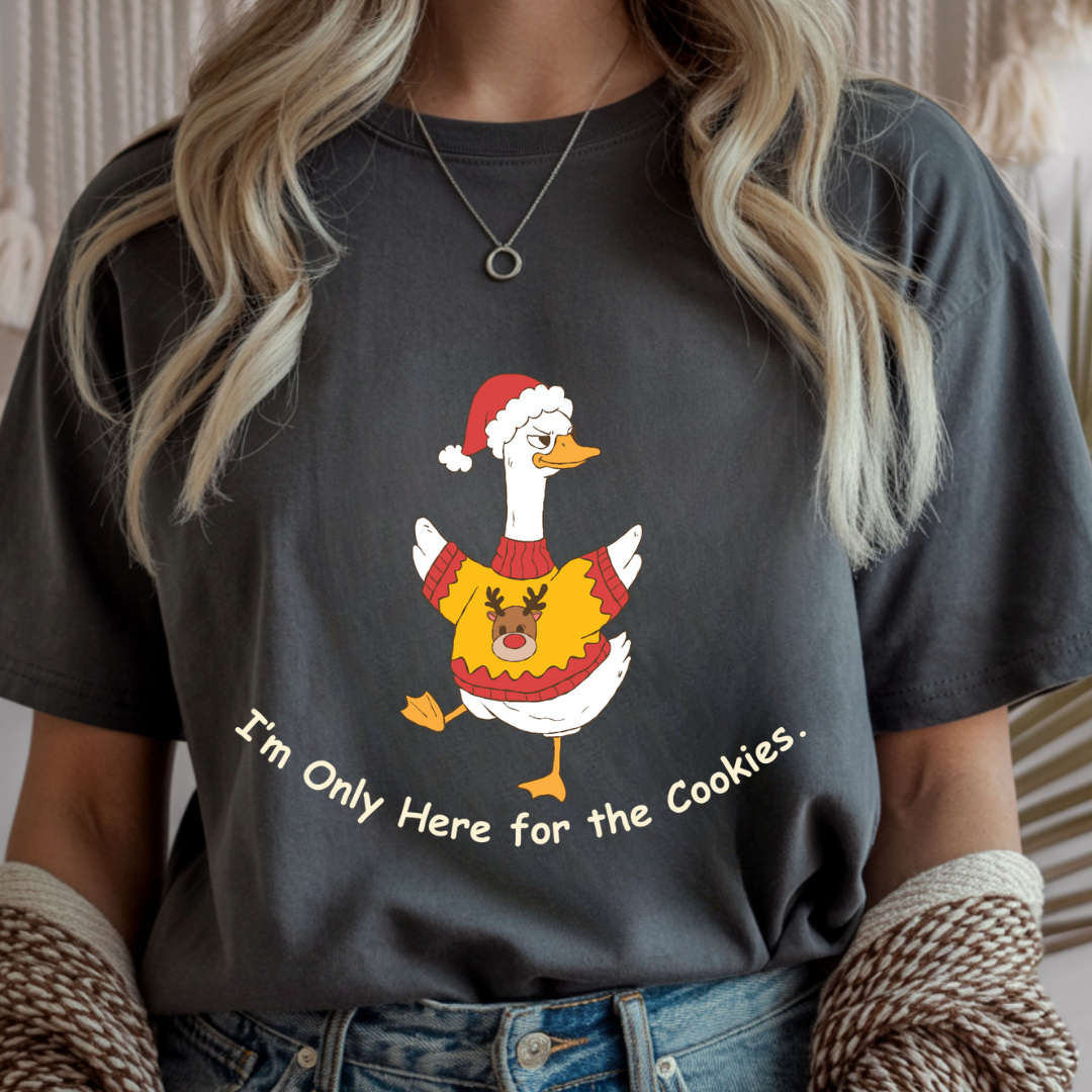 I’m Only Here for the Cookies - Christmas Unisex T-Shirt