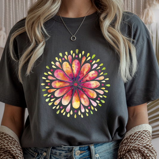 Floral Mandala - Spring Unisex T-Shirt