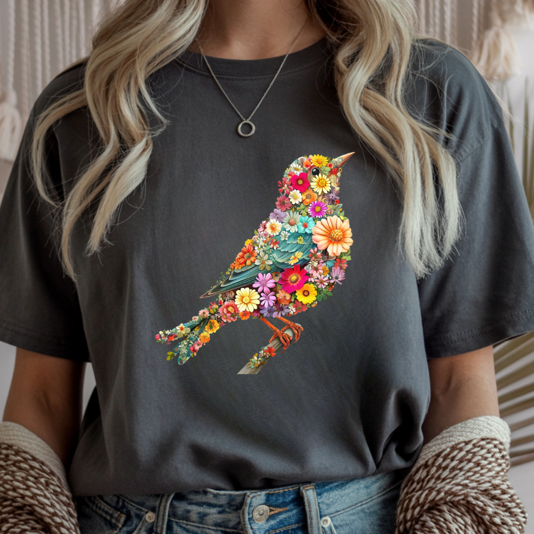 Blossom Bird - Spring Unisex T-Shirt