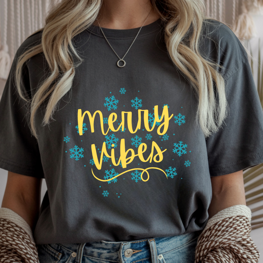 Merry Vibes - Christmas Unisex T-Shirt