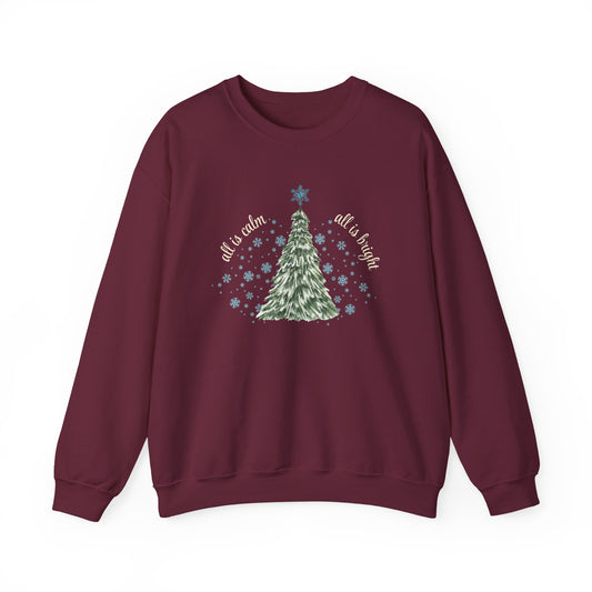 All is Calm, All is Bright - Winter Unisex Crewneck