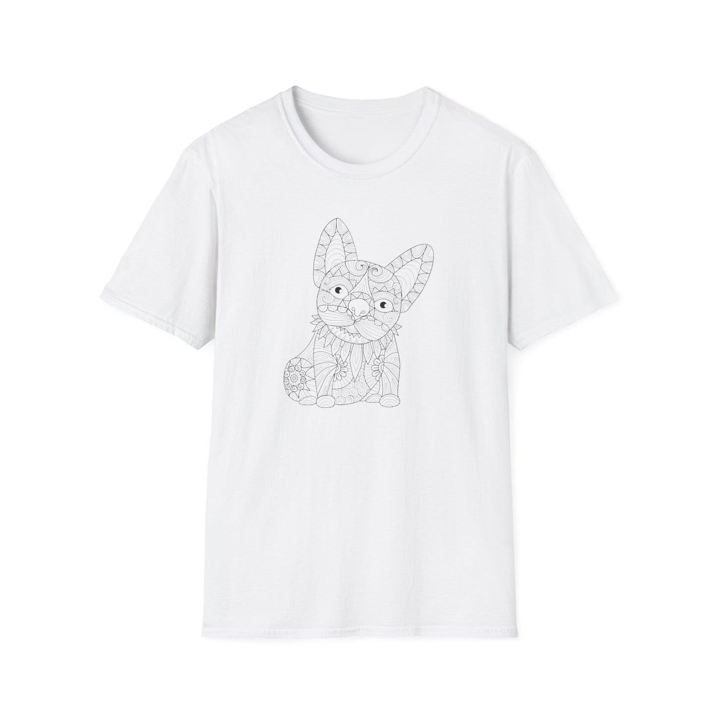 Mandala Frenchie - Spring Unisex T-Shirt