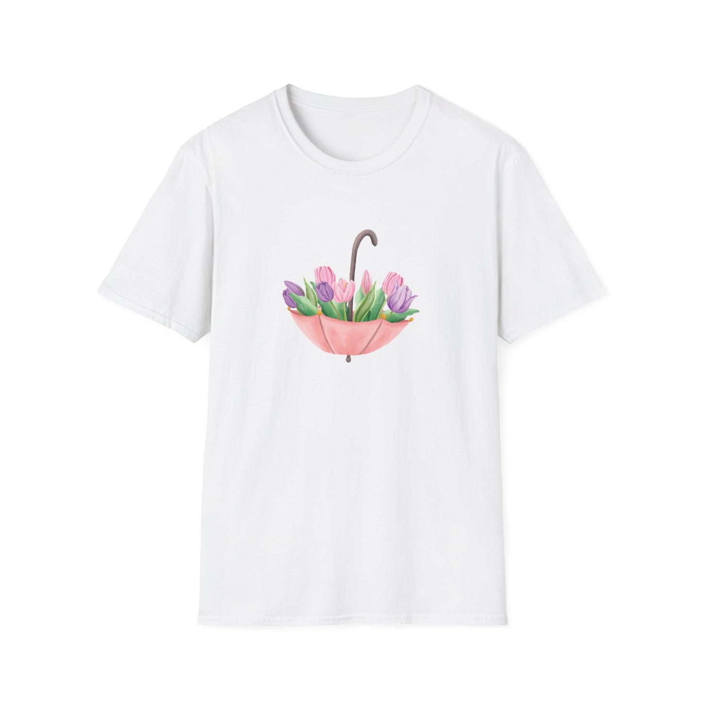 Tulip Umbrella - Spring Unisex T-Shirt