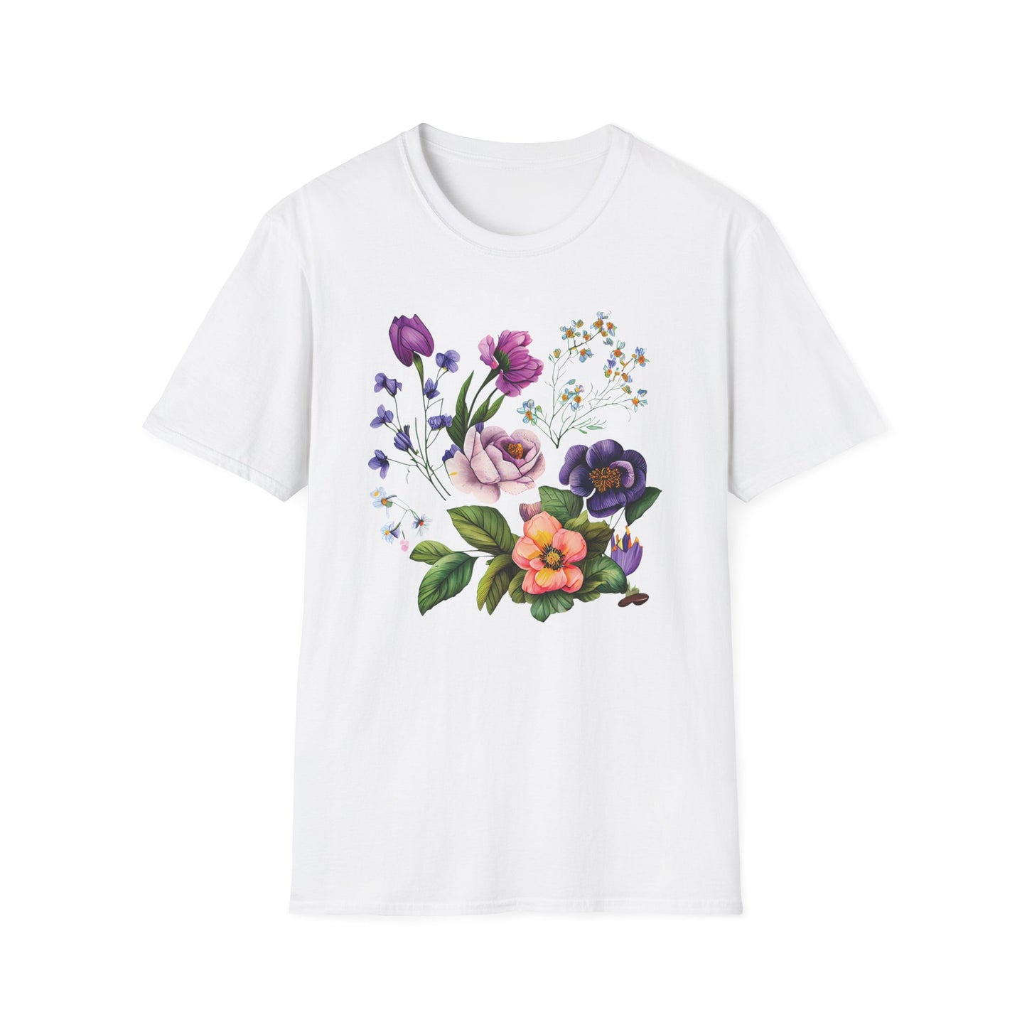 Floral Harmony - Spring Unisex T-Shirt