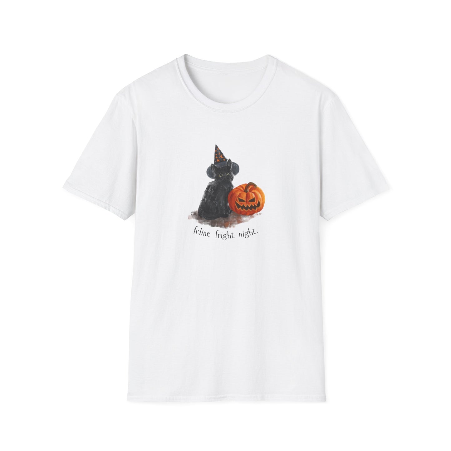 Feline Fright Night Unisex T-Shirt