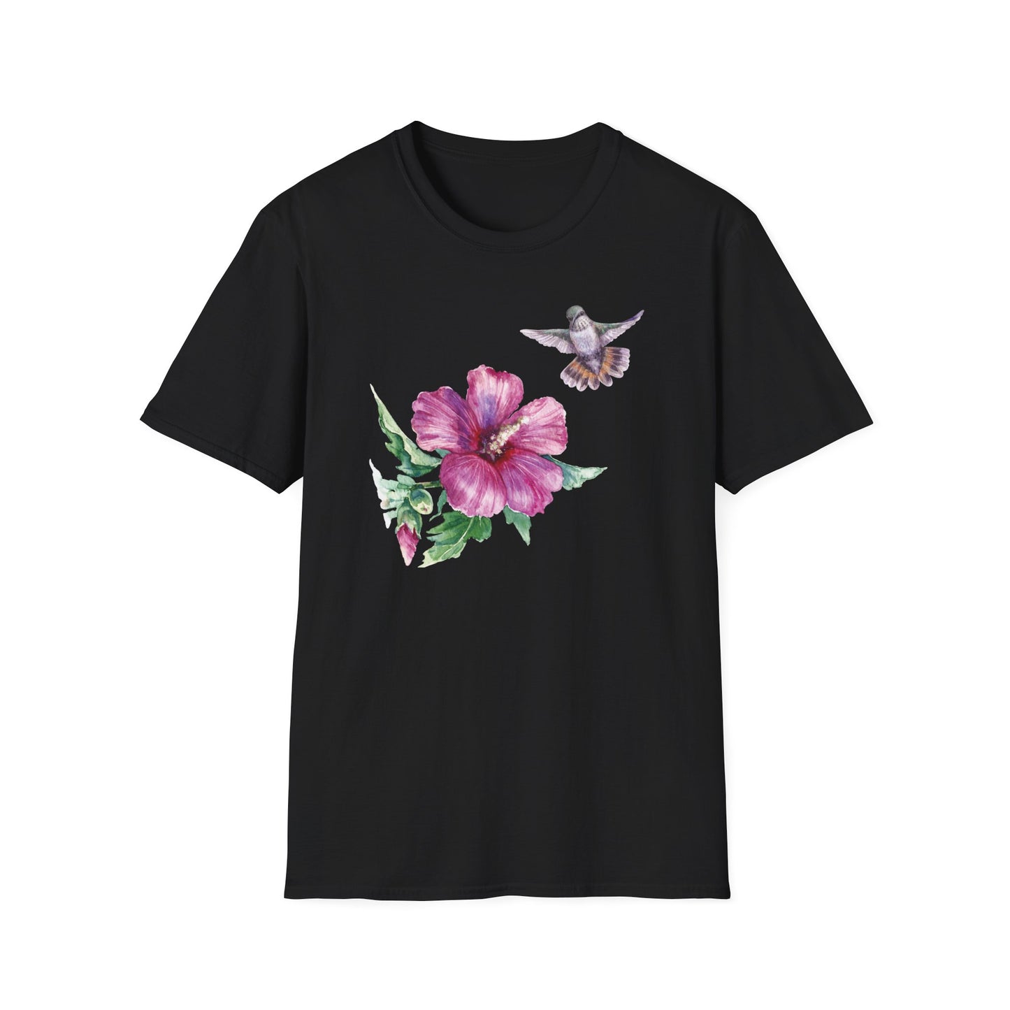 Hummingbird in Bloom - Spring Unisex T-Shirt