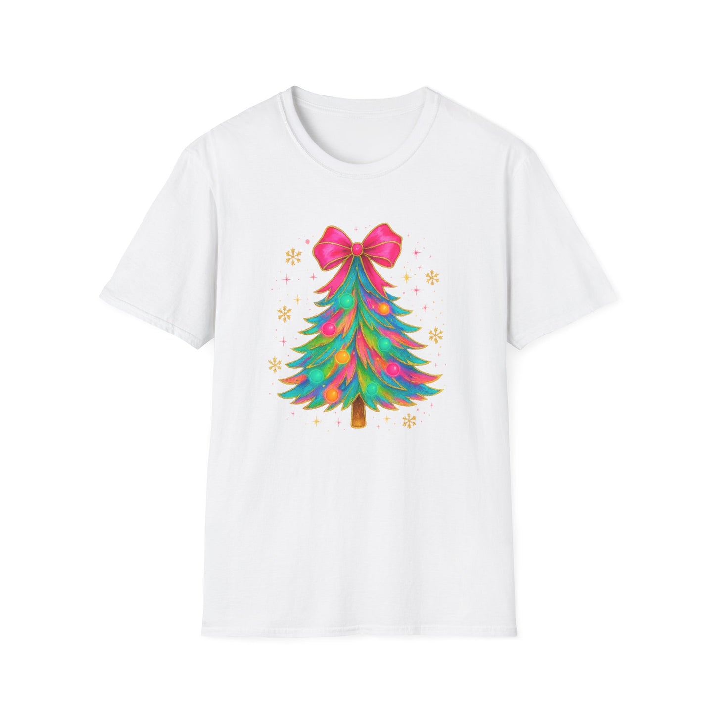 Christmas Bow Tree - Winter Unisex T-Shirt