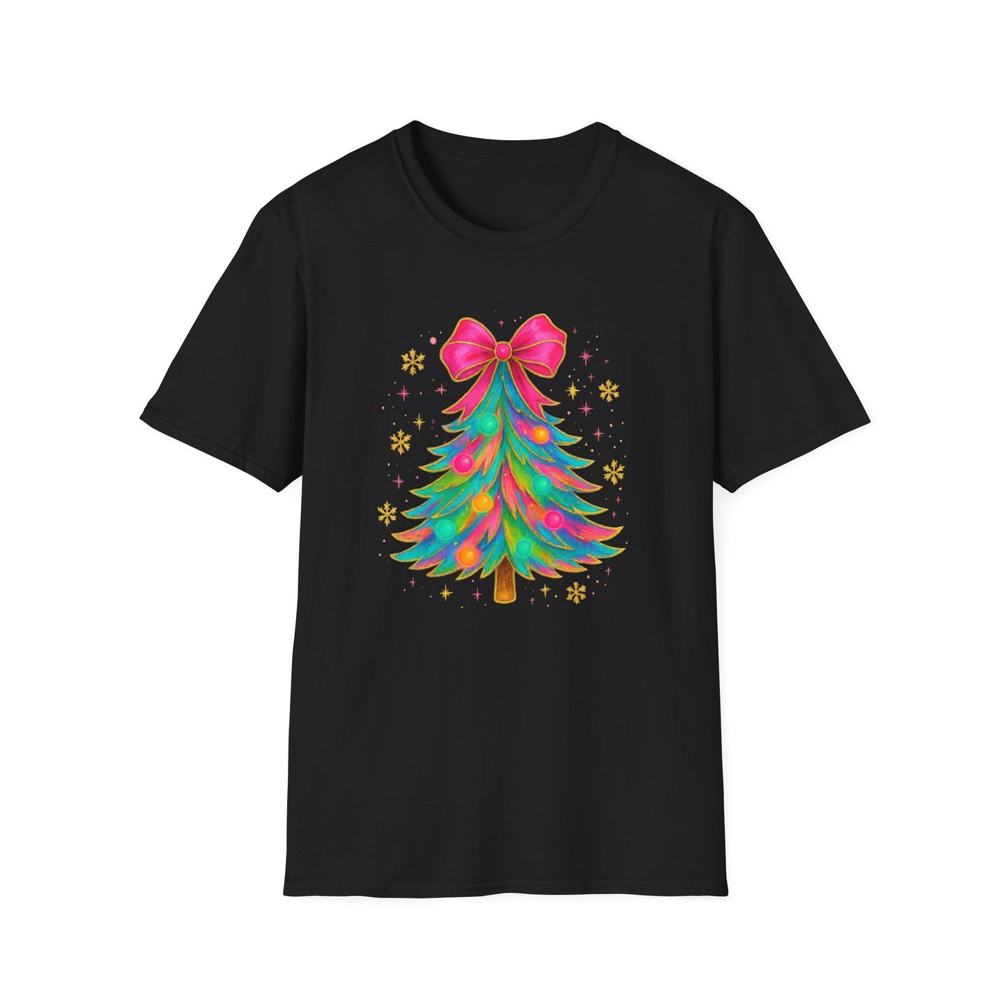 Christmas Bow Tree - Winter Unisex T-Shirt