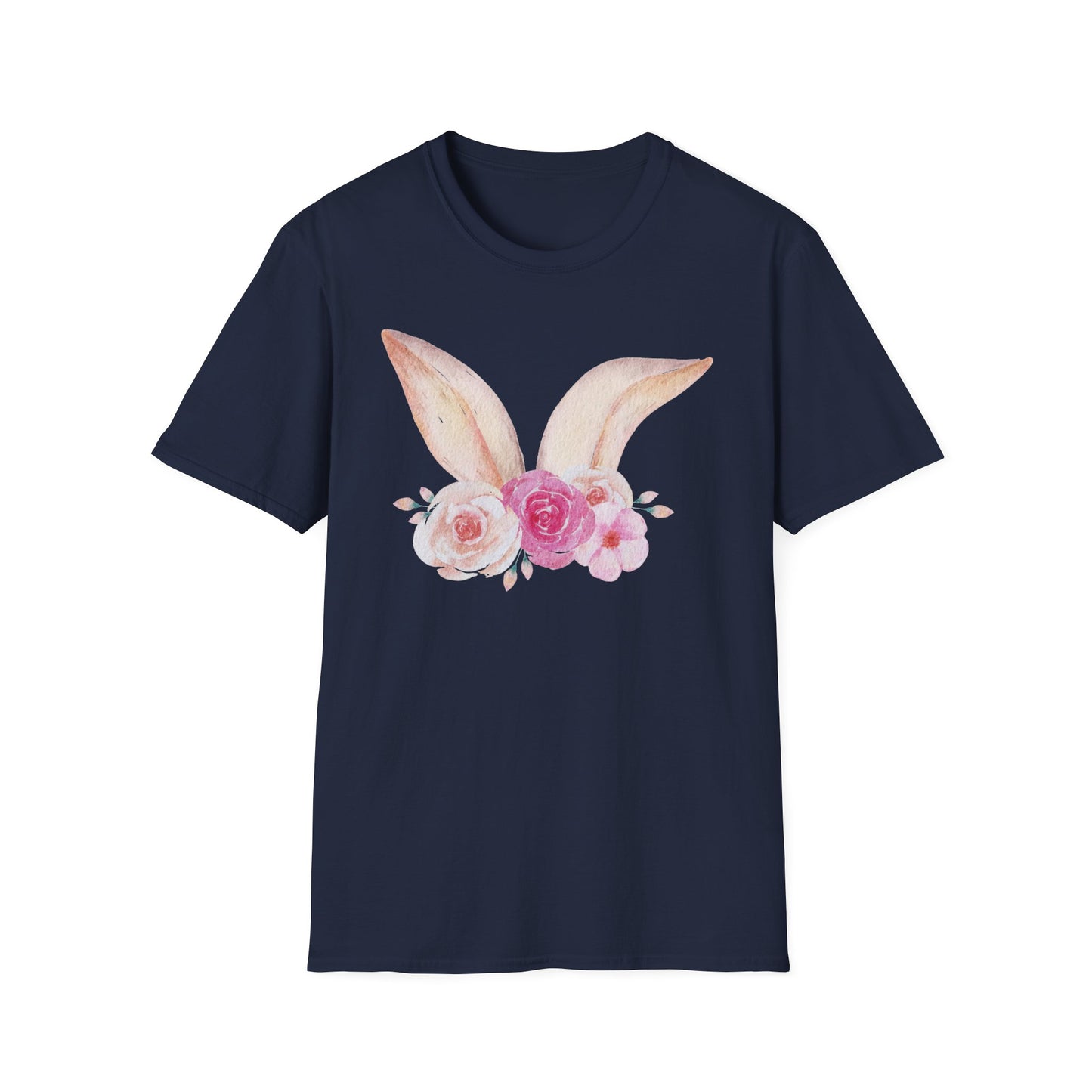 Floral Bunny Ears - Spring Unisex T-Shirt
