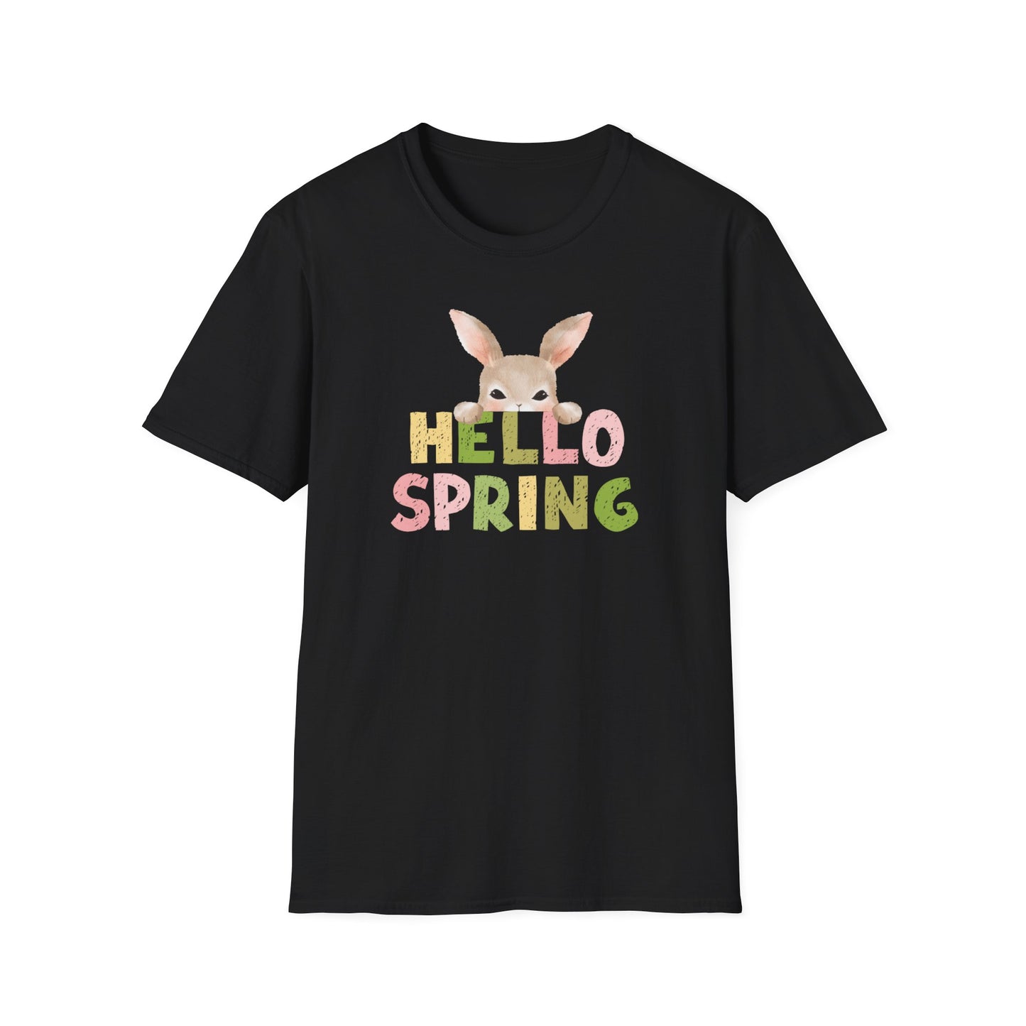 Hello Spring Bunny - Spring Unisex T-Shirt