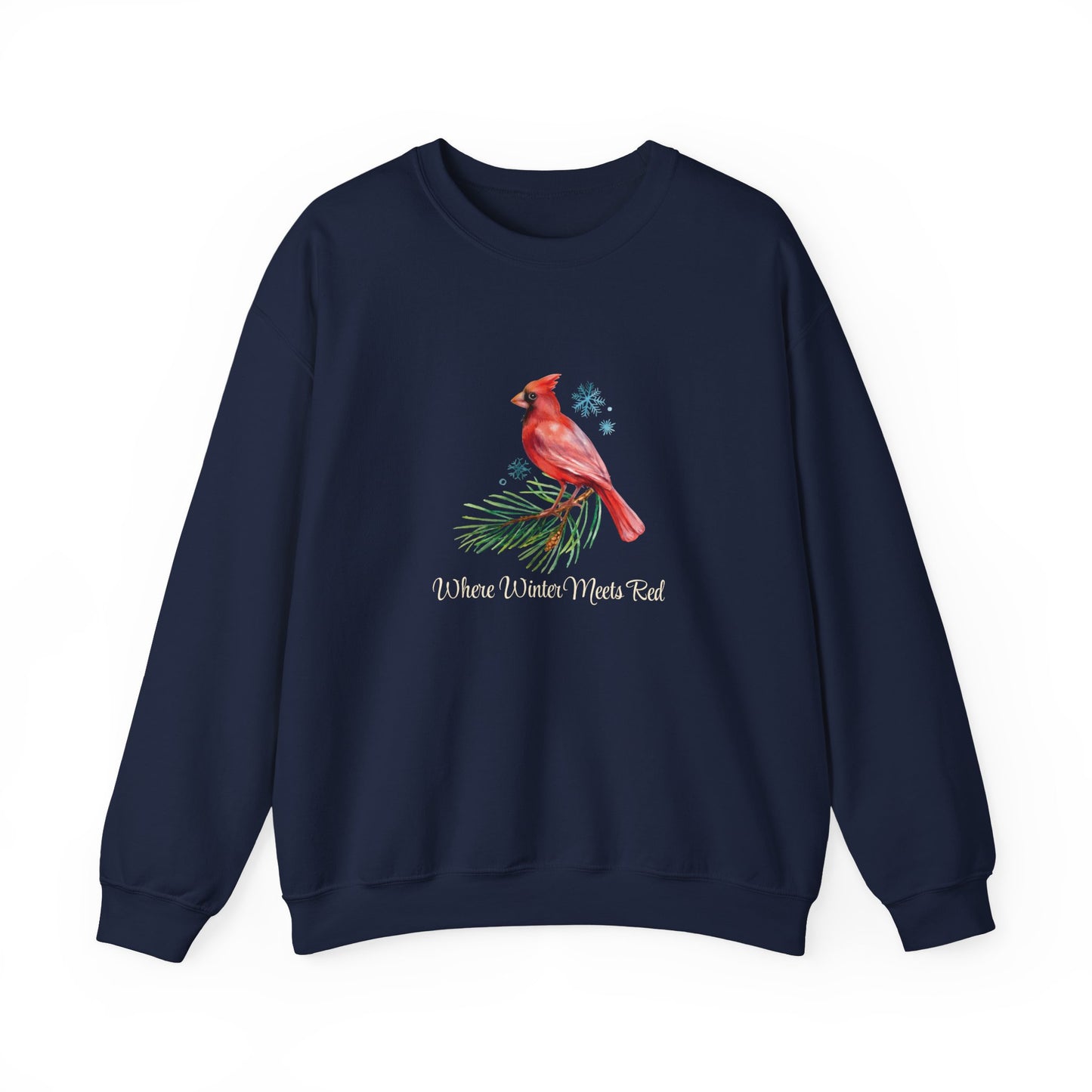 Where Winter Meets Red - Winter Unisex Crewneck™
