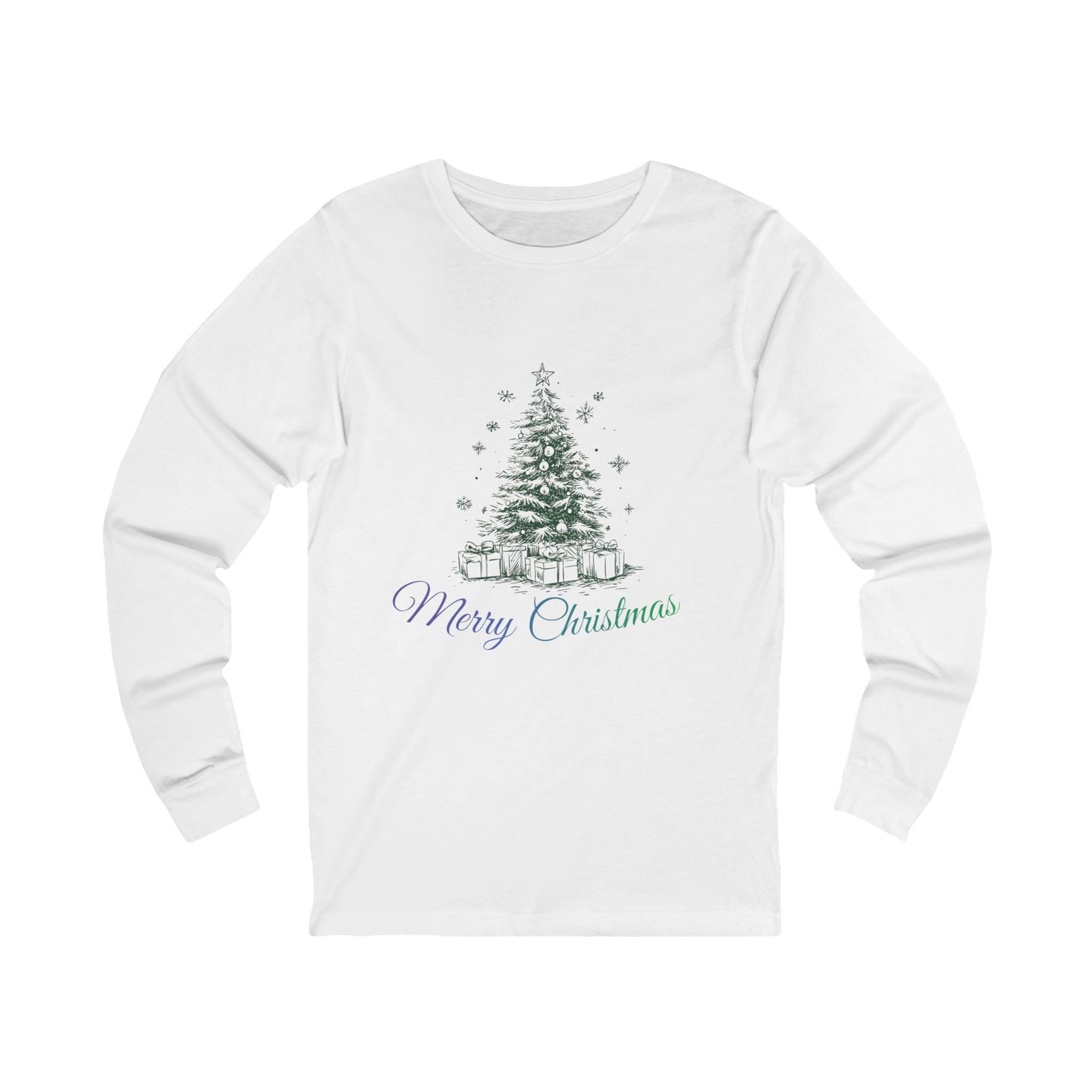 Merry Christmas - Winter Unisex Jersey Long Sleeve Tee