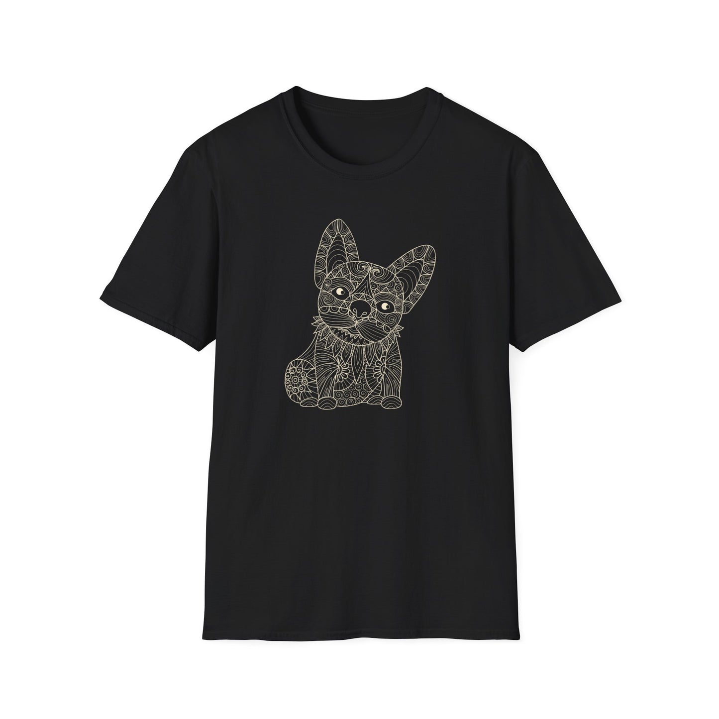 Mandala Frenchie - Spring Unisex T-Shirt