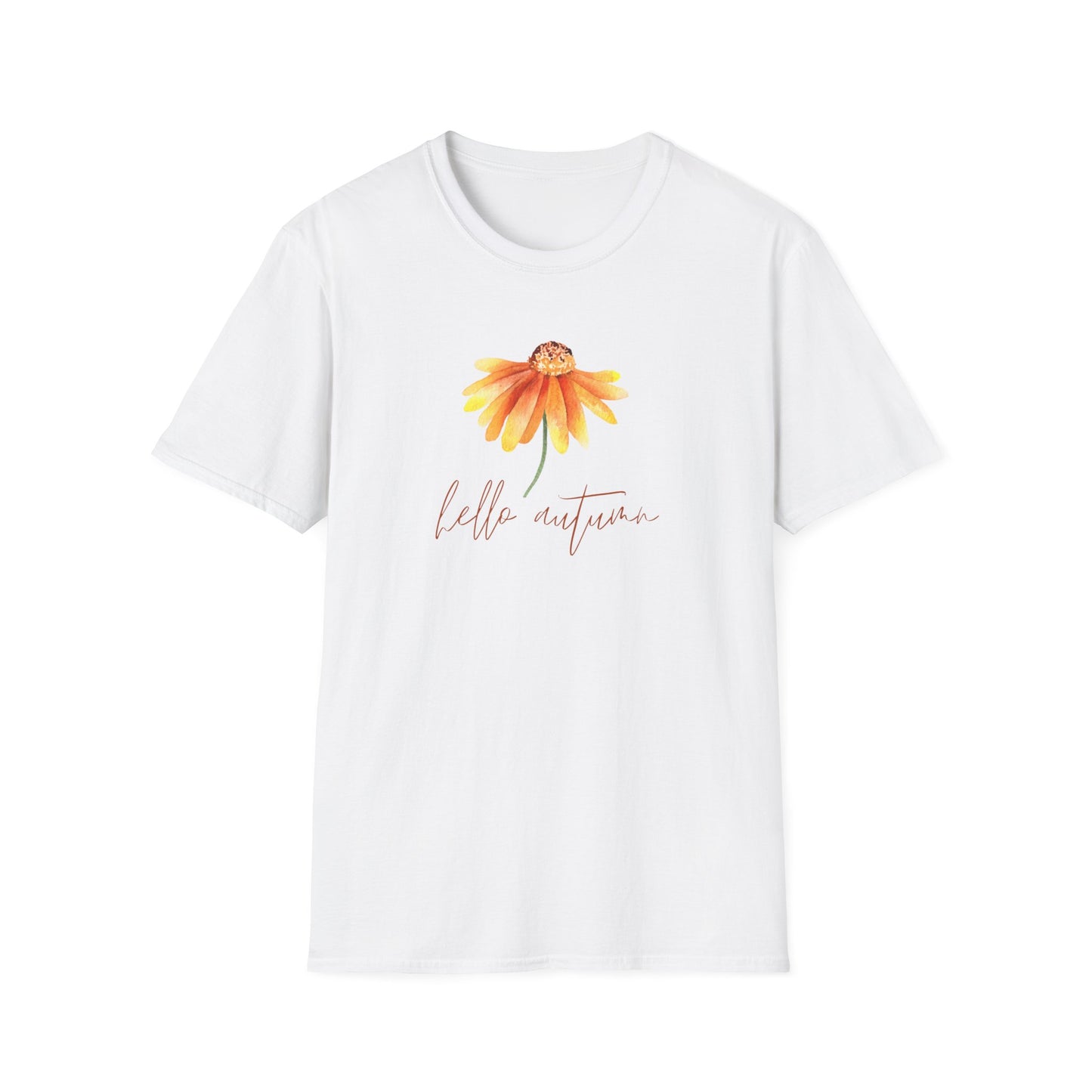 Hello Autumn - Flower Unisex T-Shirt