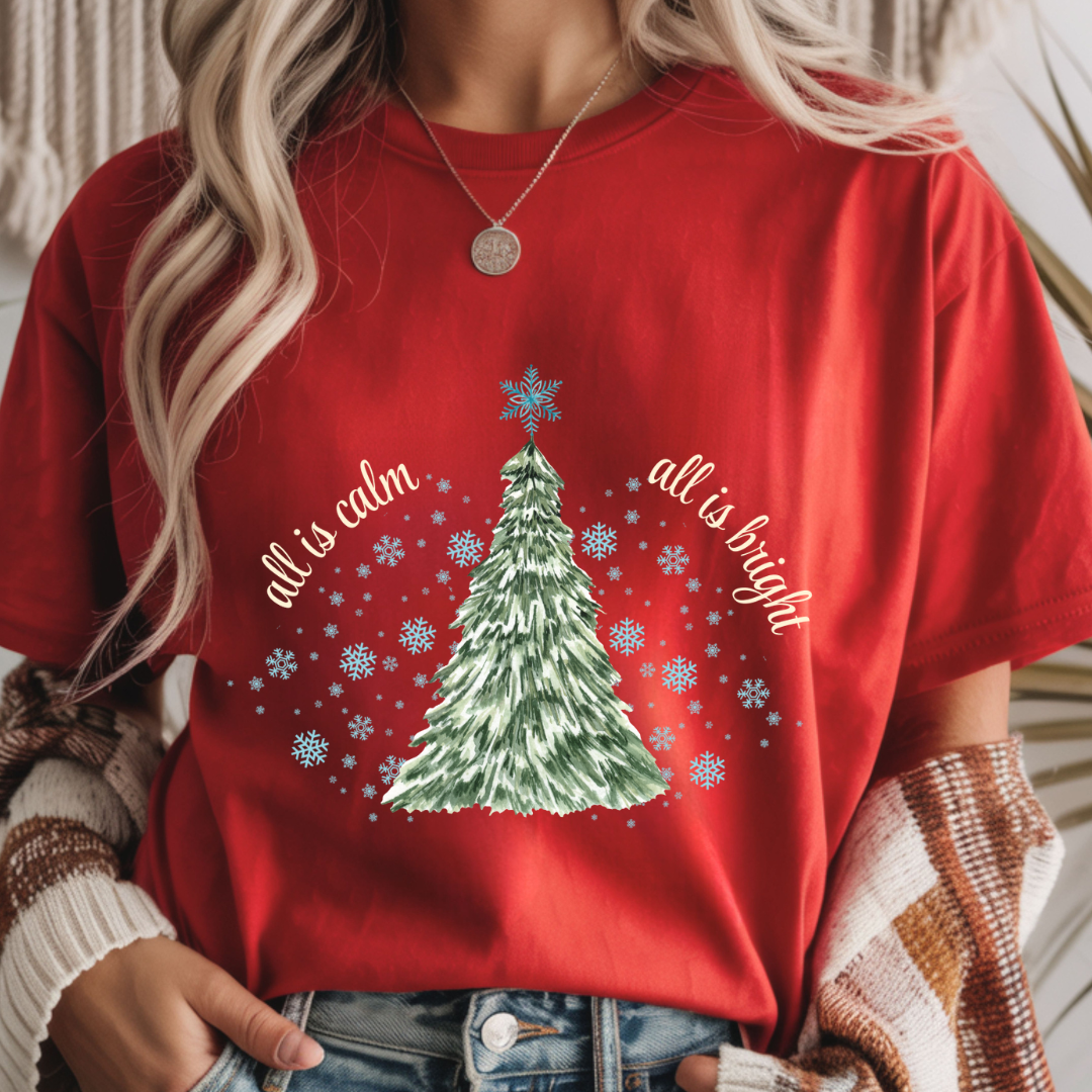 All is calm - All is bright - Winter Unisex T-Shirt