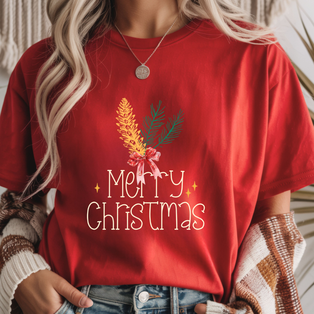 Merry Christmas Pine - Winter Unisex T-Shirt