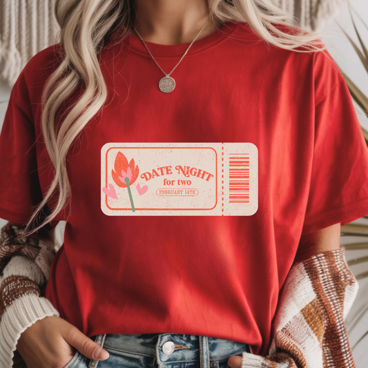 Date Night for Two - Valentines Day Unisex T-Shirt